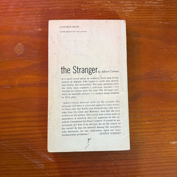 The Stranger By Albert Camus Vintage Book - Picture 2 of 4
